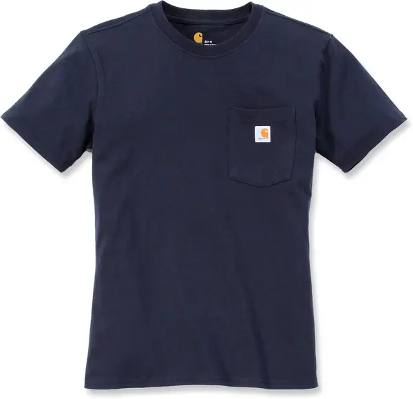 Image of Carhartt Workwear Pocket, t-shirt women , color: Dark Blue , size: XS
