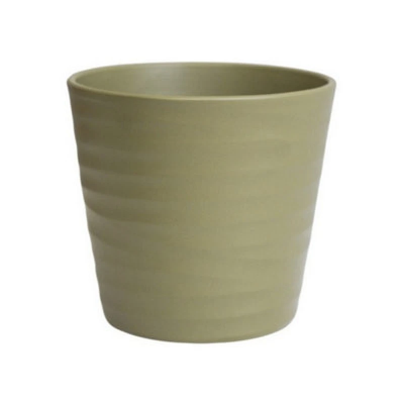Image of Ivyline Oslo Taper Planter - L28 X W28 X H24cm - Olive