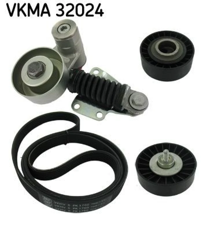Image of SKF V-Ribbed Belt Set SKF VKMA 32024