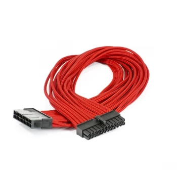 image of Phanteks 24-Pin ATX Cable Extension 50cm - Sleeved Red