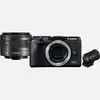 Image of Canon EOS M6 Mark II + EF-M 15-45mm IS STM Camera Lens + Electronic Viewfinder