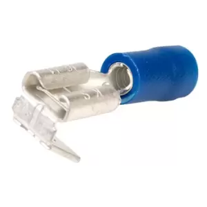 Image of TruConnect 6.3x0.8mm 16A Blue Piggy Back Pack of 100