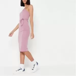 image of Missguided Petite Belted Cami Mini Dress - Purple