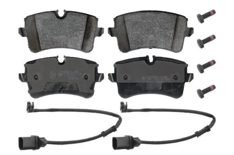 Image of Blue PRINT ADV184251 Brake pad set Rear Axle, incl. wear warning contact, with bolts/screws Brake Pad Set,disc brake (402)