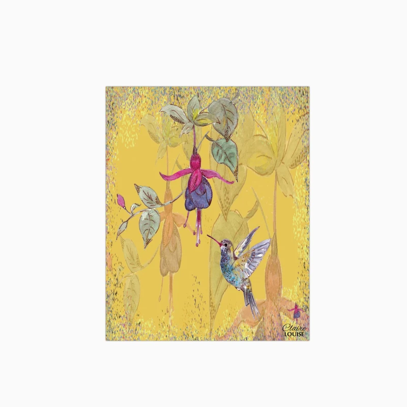 Image of Claire Louise Powder Bloom Fuchsia Glass Kitchen Splashback Size: 600mm x 600mm Multicolor Unisex 600mm x 600mm
