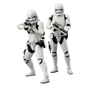 image of First Order Stormtrooper (Star Wars: The Force Awakens) Kotobukiya ArtFX 2 Pack Statues