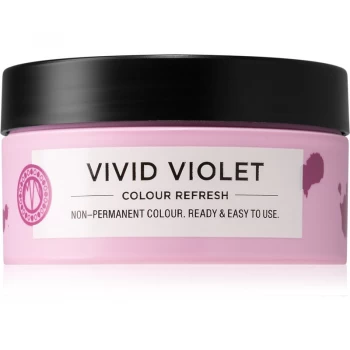 image of Maria Nila Colour Refresh Vivid Violet Gentle Nourishing Mask without Permanent Color Pigments Lasts For 4 - 10 Washes 0.22 100ml