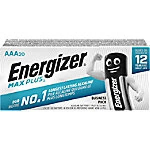 Image of Energizer AAA Alkaline Batteries Max Plus LR03 1.5V 20 Pieces