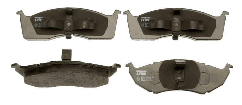 Image of TRW GDB4091 Brake pad set not prepared for wear warning indicator Brake Pad Set,disc brake (402)