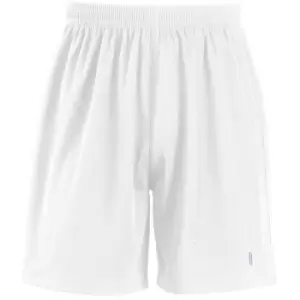 image of SOLS Mens San Siro 2 Sport Shorts (L) (White)