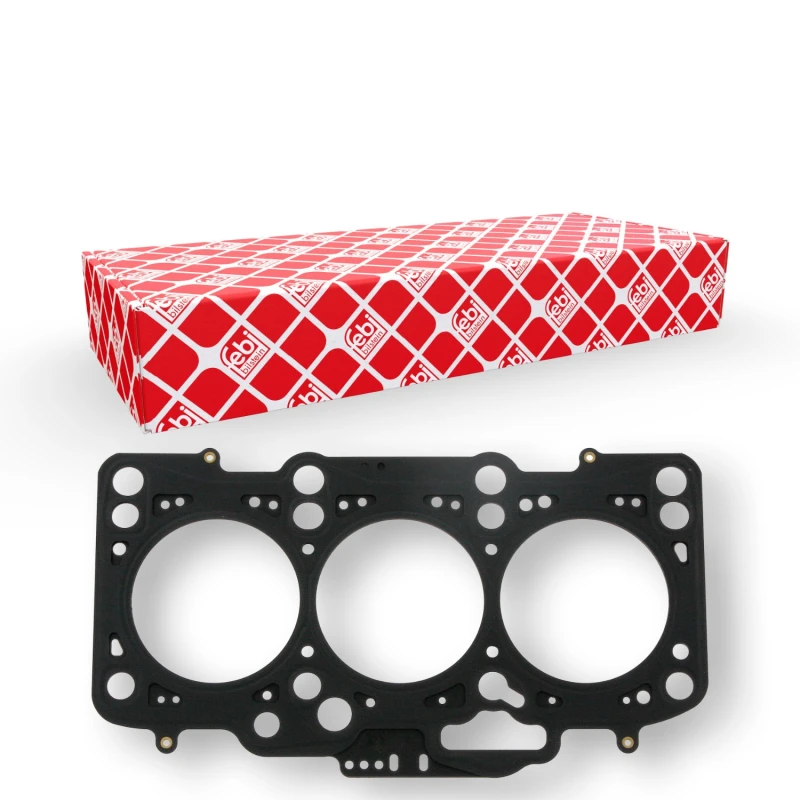 Image of FEBI BILSTEIN 32467 Head Gasket 2mm, Notches/Holes Number: 3 Metal Gasket,cylinder head (318)