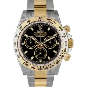 Image of Cosmograph Daytona Steel and 18K Yellow Gold Oyster Mens Watch 116503BKSO