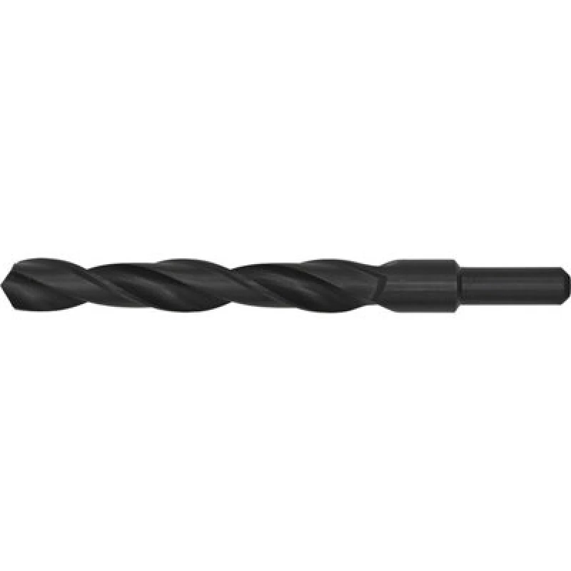 Image of Loops 18 x 190mm HSS Roll Forged Blacksmith Drill Bit - Reduced Shank - 130mm Flute Black