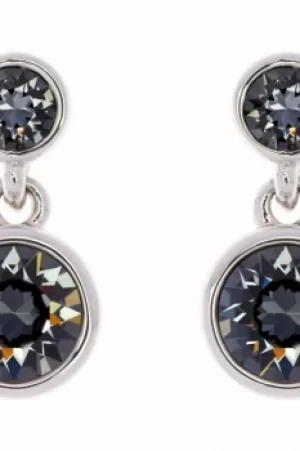 image of Ladies Karen Millen PVD Silver Plated Crystal Dot Earring KMJ879-01-101