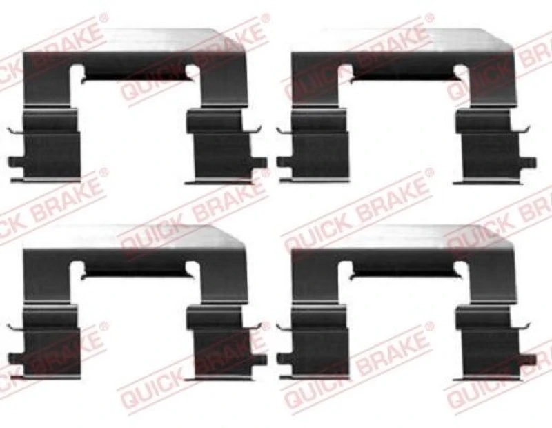 Image of QUICK BRAKE Brake pad fitting kit QUICK BRAKE 109-0023