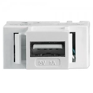 Image of Intellinet Keystone Jack Charging Port for USB Type-A Output 5 V / 1 A