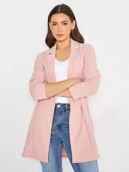 Image of Long Tall Sally Blush Scuba Jacket, Natural, Size 10, Women