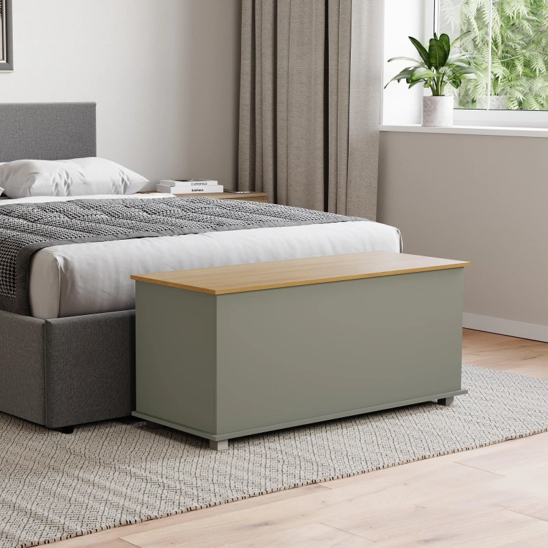 Image of Lassic Vida Designs Arlington Storage Ottoman Grey unisex One Size