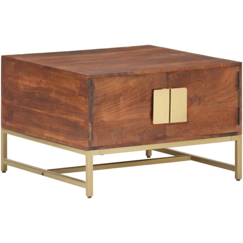 Image of VIDAXL Coffee Table Honey Brown 67x67x45cm Solid Acacia Wood Vidaxl 8720286110744