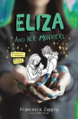 Image of Eliza and her monsters by Francesca Zappia