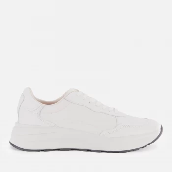 image of Vagabond Womens Janessa Leather/Fabric Running Style Trainers - White - UK 3