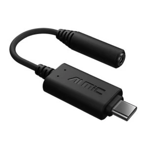 Image of Asus AI Noise Cancelling Mic Adapter, USB-C to 3.5mm, Eliminates Background Noise