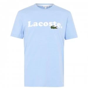 Lacoste Script T Shirt - Blue HBP