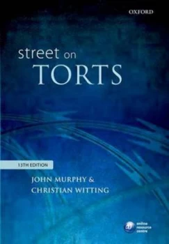 Image of Street on Torts by John Murphy Book