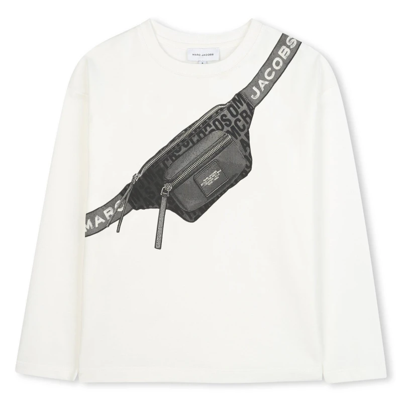 Image of Marc Jacobs Kids Long Sleeve T-Shirt Cream male 6Y