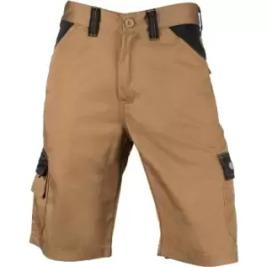 Image of Dickies Workwear Mens Everyday Shorts (38R) (Khaki/Black) - Khaki/Black