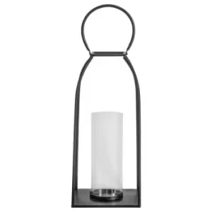 image of Gallery Interiors Alcora Black Lantern / Black / Small