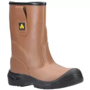 image of Amblers Safety FS142 Water Resistant Pull On Safety Rigger Boot Tan - 12