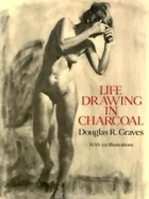 Image of life drawing in charcoal