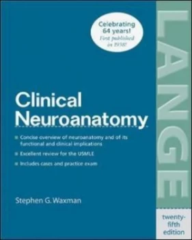 Image of Clinical Neuroanatomy 25th Edition by Stephen G Waxman Paperback