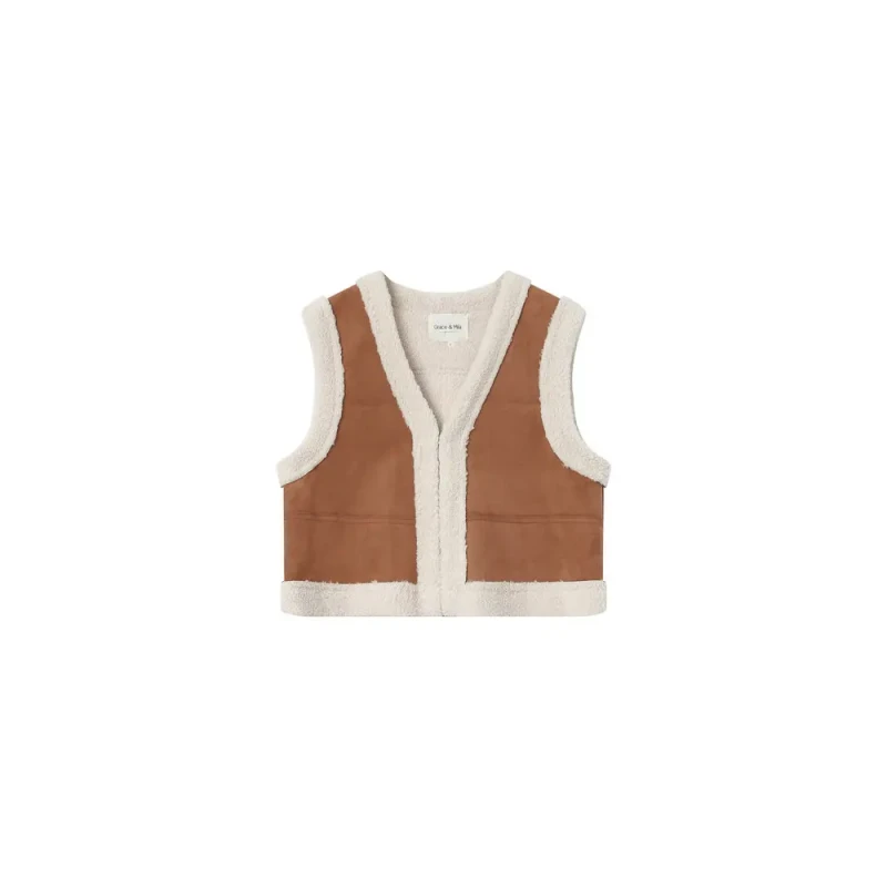 Image of Grace & Mila Sleeveless jacket For Her Grace & Mila Sohen Marron Female M