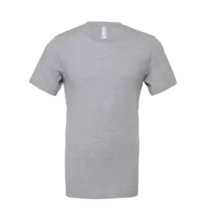 Image of Bella + Canvas Adults Unisex Heather CVC T-Shirt (S) (Athletic Heather Grey)