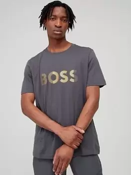 Image of BOSS Regular Fit T-Shirt - Dark Grey, Size 2XL, Men