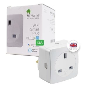 image of Energenie WiFi Smart Mains Plug - Compatible with Google Assistant and Alexa UK Plug