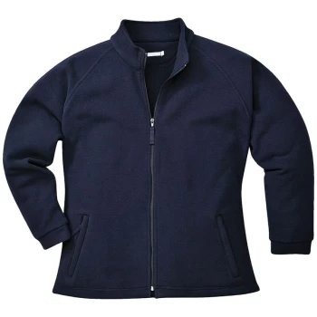 Image of F282NARM - sz M Aran Ladies Fleece - Navy - Portwest