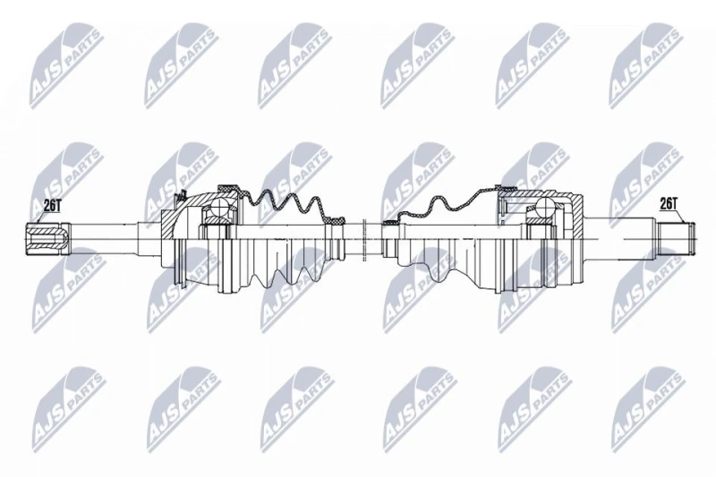 Image of NTY Drive shaft NTY NPW-SU-061
