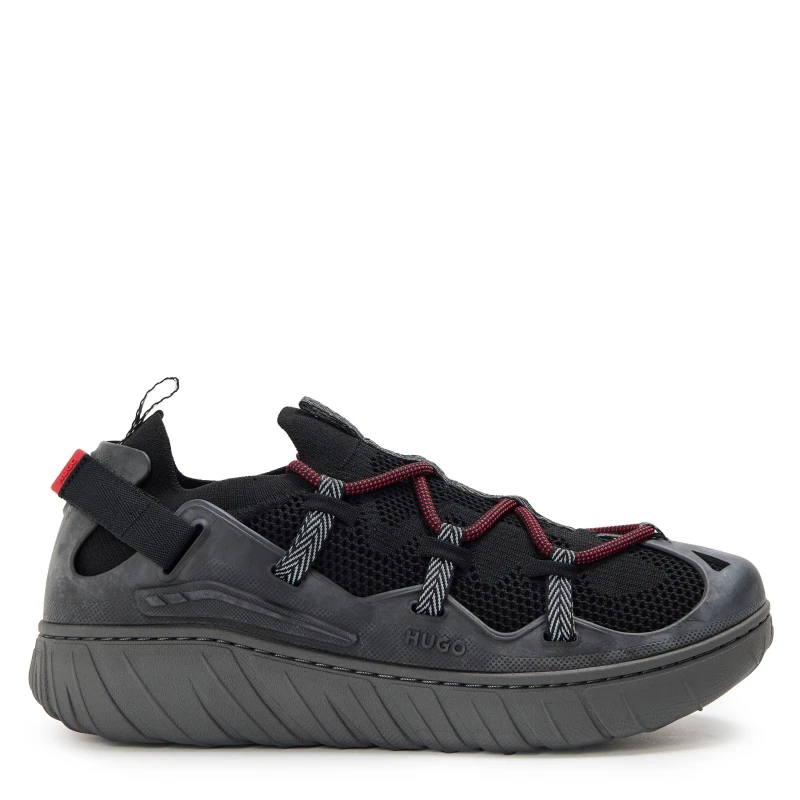 Image of Hugo Mens Reeflyn Slon Kn Casual Low-Top Trainers Black male 7 (41)
