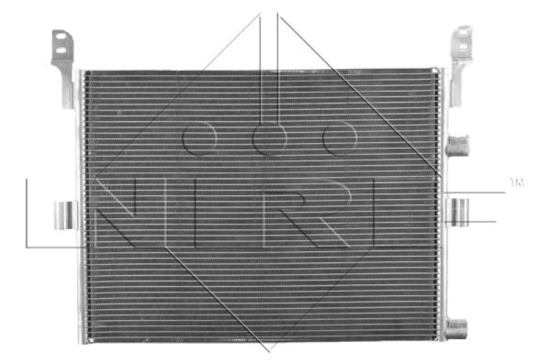 Image of NRF 35788 Condenser with seal ring, with nitrogen filling Aluminium Condenser,air conditioning (448)