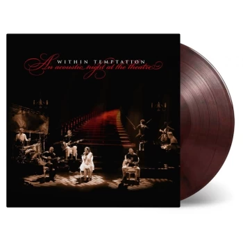 Image of Within Temptation - An Acoustic Night At The Theatre Red & Black Marbled Vinyl