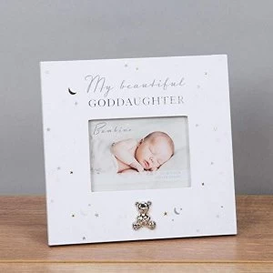 Image of 4" x 3" - Bambino Paperwrap Goddaughter Photo Frame