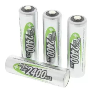 Image of Ansmann AA NiMH Rechargeable AA Batteries, 2.4Ah, 1.2V