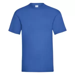 Image of Mens Value Short Sleeve Casual T-Shirt (Large) (Cobalt)