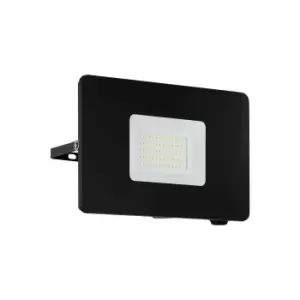 Image of IP65 Outdoor Wall Flood Light Black Adjustable 50W Built in LED Porch Lamp