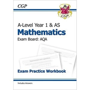 Image of New A-Level Maths for AQA: Year 1 & AS Exam Practice Workbook by CGP Books (Paperback, 2017)