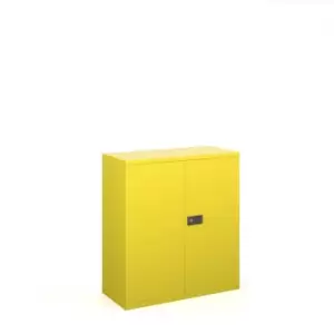 Image of Dams MTO Steel Contract Cupboard with 1 Shelf 1000mm High - White
