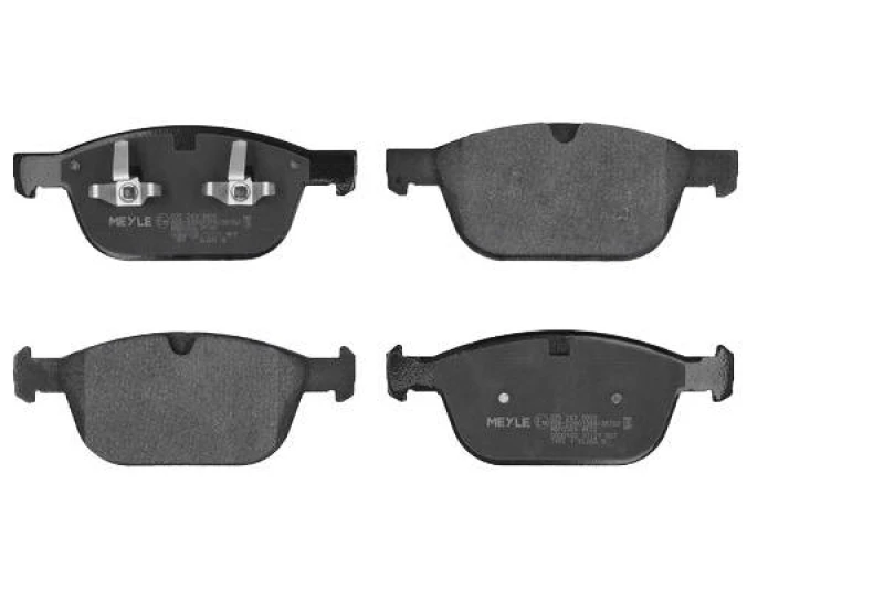 Image of MEYLE 025 243 9920 Brake pad set Front Axle, not prepared for wear warning indicator, Original Quality, with anti-squeak plate Brake Pad Set,disc bra